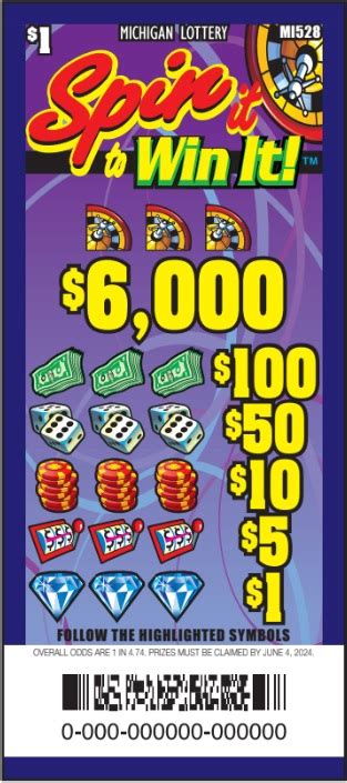 michigan lottery spin the win.